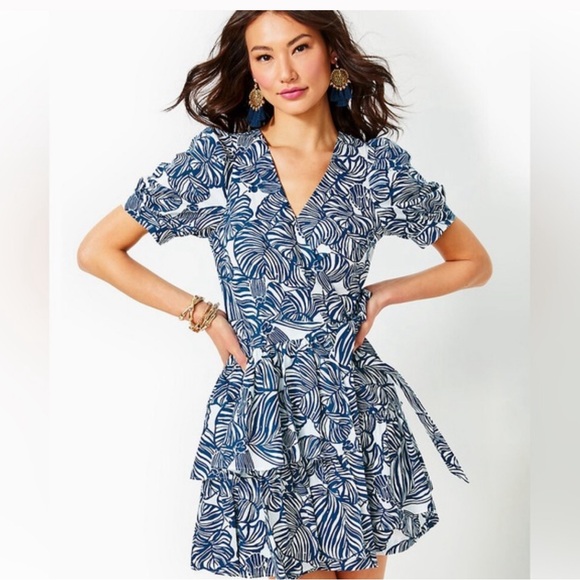 Lilly Pulitzer wrap dress NWT - Picture 3 of 7